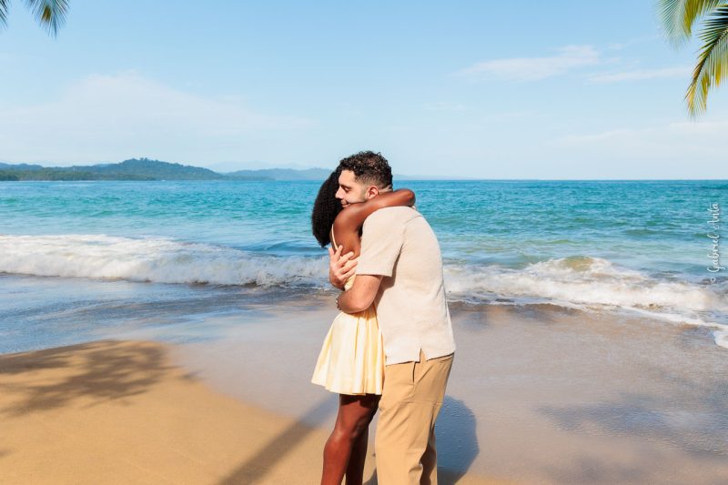 Marriage Proposal at the Beach in Puerto Viejo Costa Rica