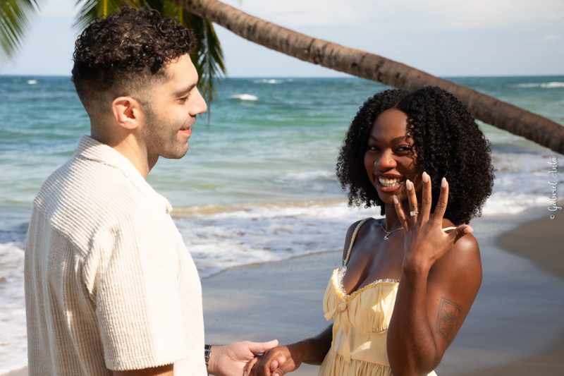 Marriage Proposal at the Beach in Puerto Viejo Costa Rica