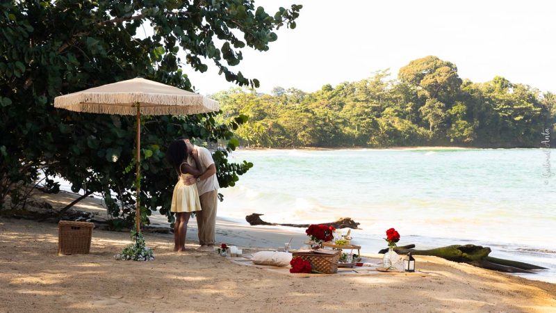 Marriage Proposal at the Beach in Puerto Viejo Costa Rica