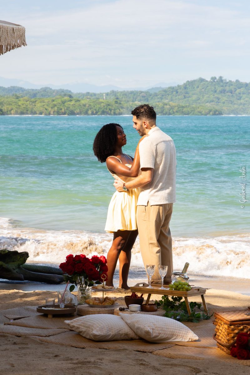 Marriage Proposal at the Beach in Puerto Viejo Costa Rica