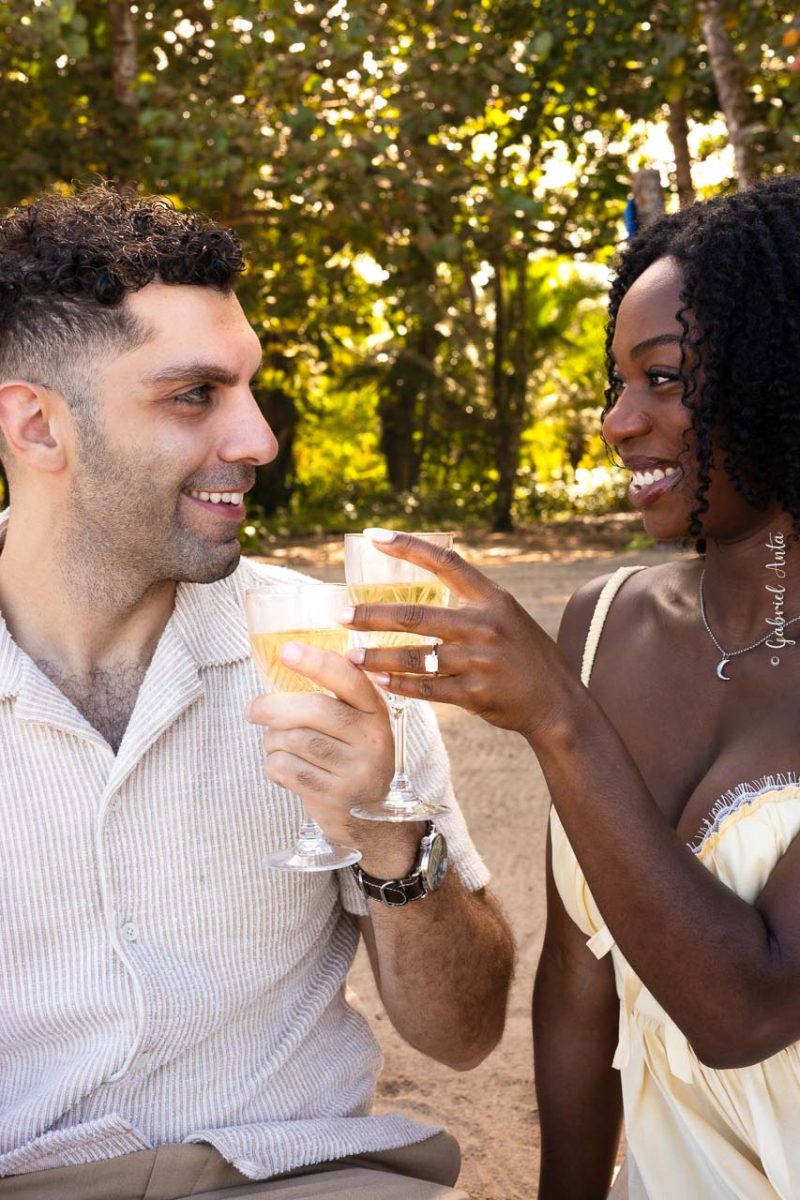 Marriage Proposal at the Beach in Puerto Viejo Costa Rica