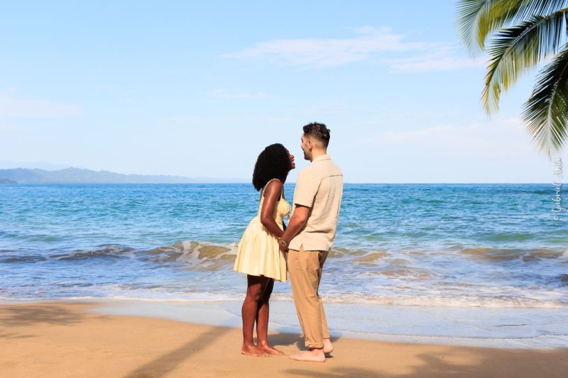 Marriage Proposal at the Beach in Puerto Viejo Costa Rica