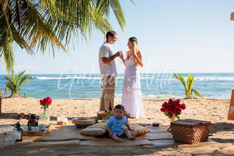 Propuesta de Matrimonio en la playa en Puerto Viejo