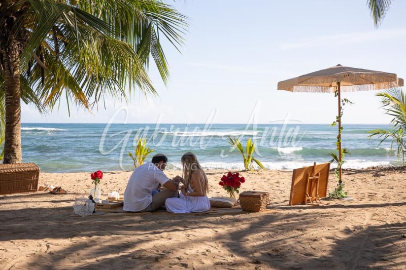 Propuesta de Matrimonio en la playa en Puerto Viejo