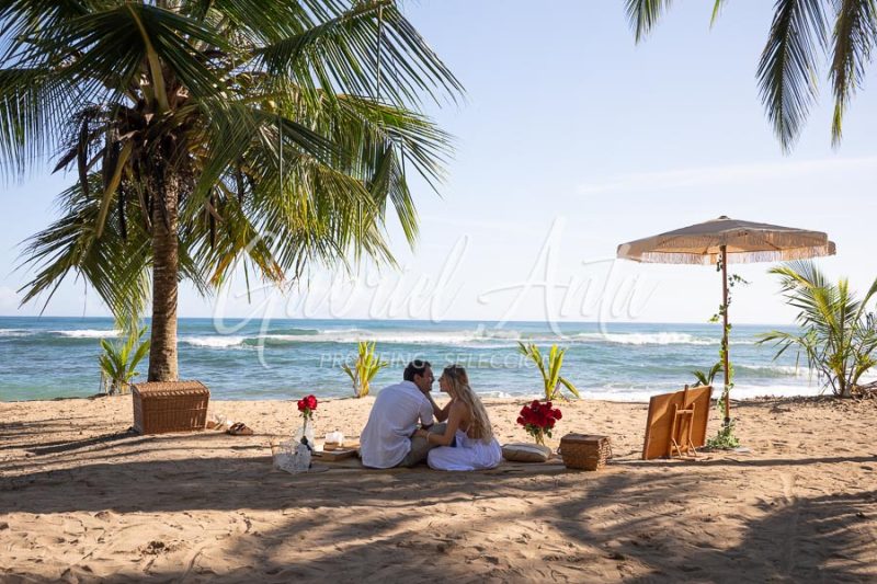 Propuesta de Matrimonio en la playa en Puerto Viejo