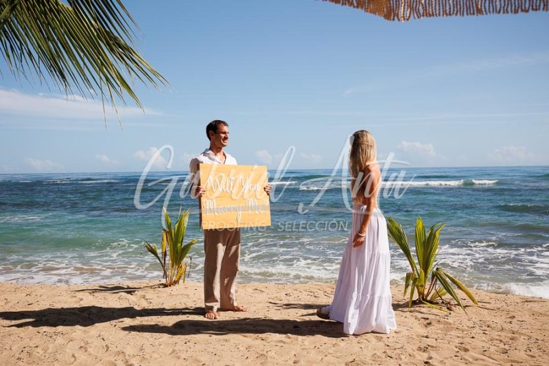 Propuesta de Matrimonio en la playa en Puerto Viejo