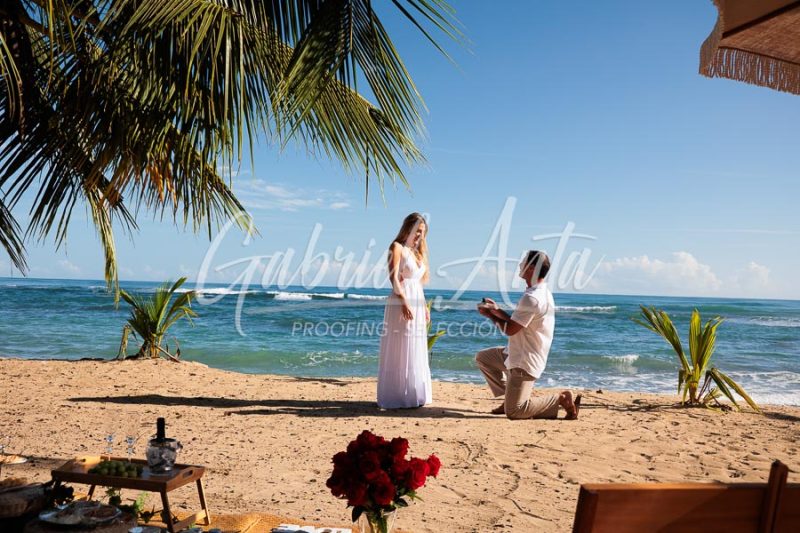 Propuesta de Matrimonio en la playa en Puerto Viejo