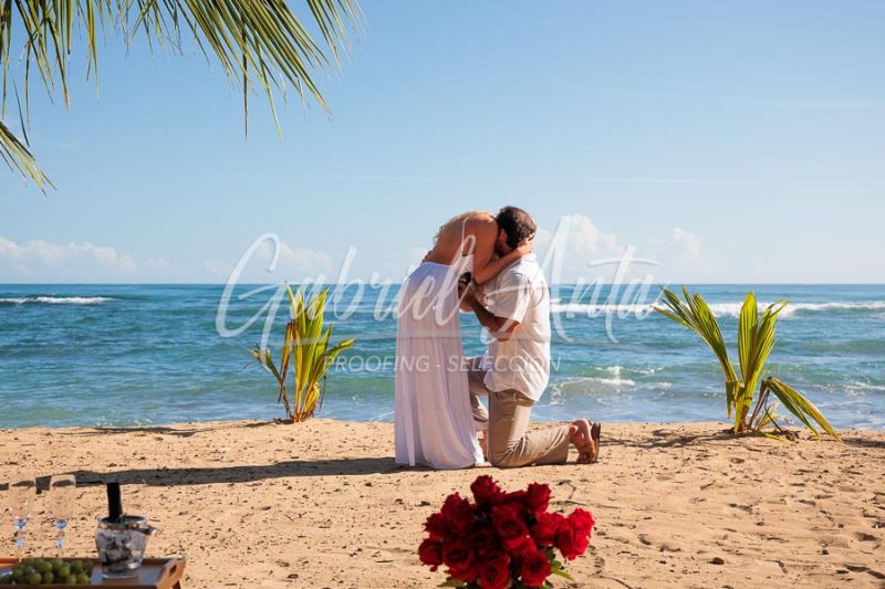 Propuesta de Matrimonio en la playa en Puerto Viejo