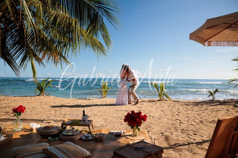 Propuesta de Matrimonio en la playa en Puerto Viejo