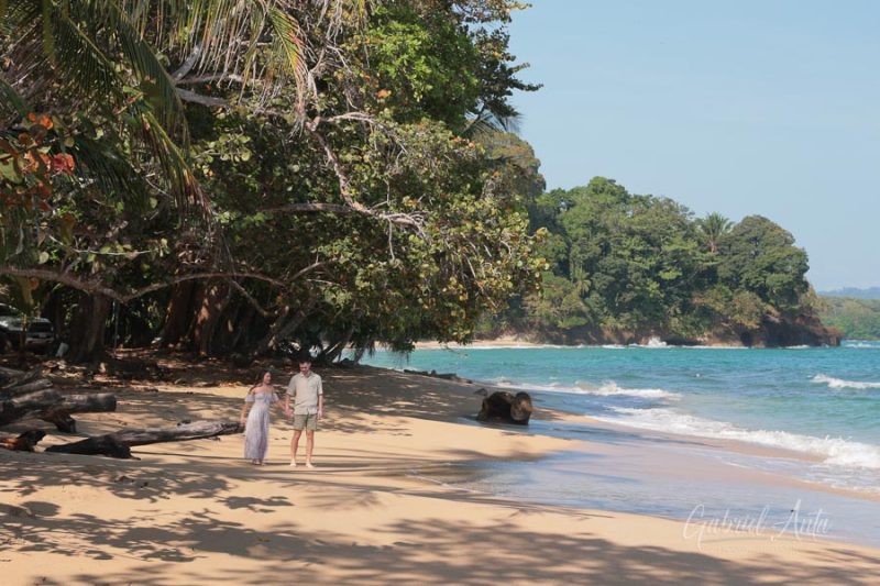 Marriage Proposal in Costa Rica - Punta Uva Beach