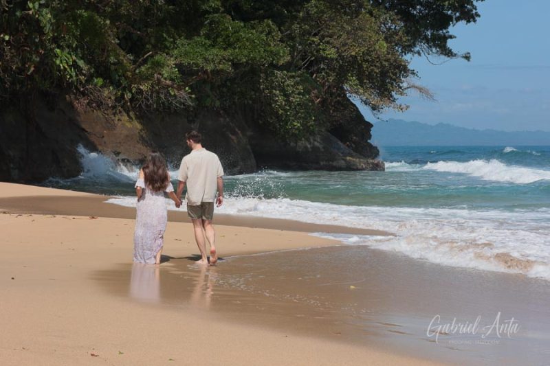 Marriage Proposal in Costa Rica - Punta Uva Beach