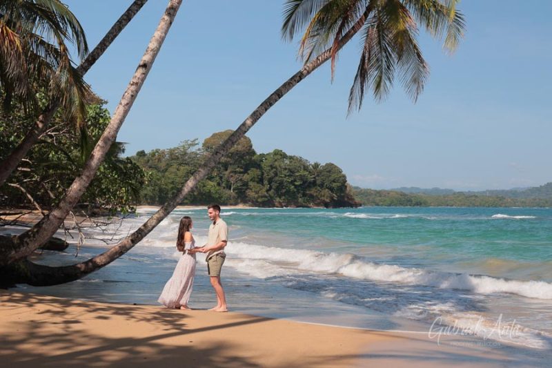 Marriage Proposal in Costa Rica - Punta Uva Beach