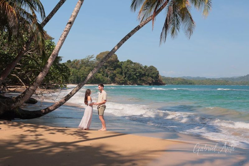 Marriage Proposal in Costa Rica - Punta Uva Beach