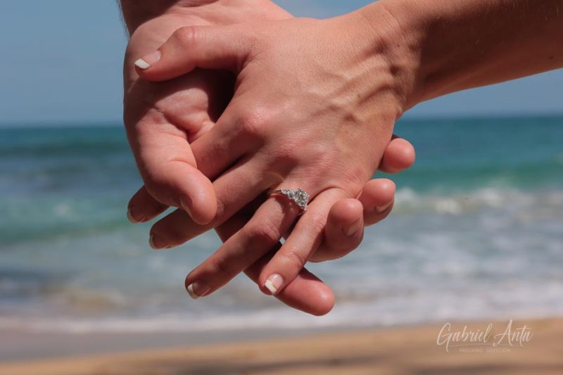 Marriage Proposal in Costa Rica - Punta Uva Beach