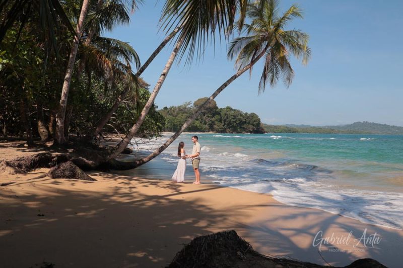 Marriage Proposal in Costa Rica - Punta Uva Beach
