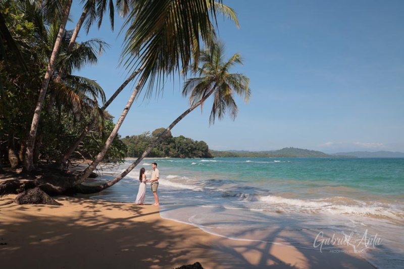 Marriage Proposal in Costa Rica - Punta Uva Beach