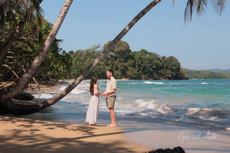 Marriage Proposal in Costa Rica - Punta Uva Beach