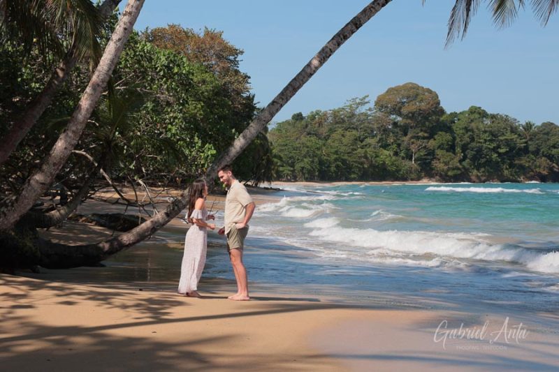 Marriage Proposal in Costa Rica - Punta Uva Beach