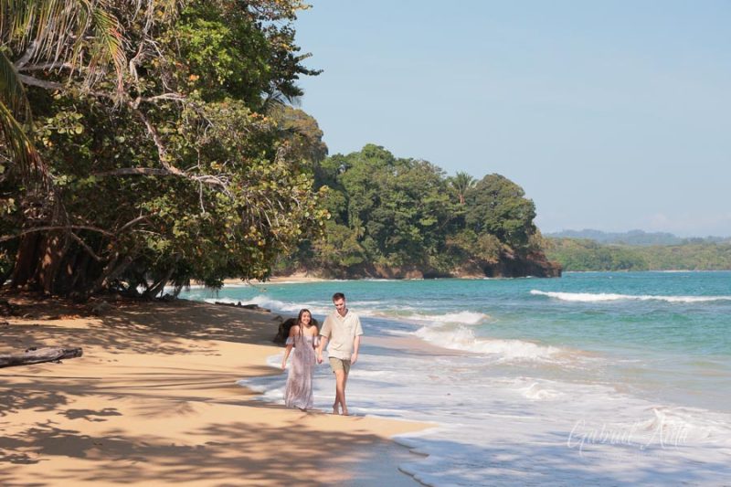 Marriage Proposal in Costa Rica - Punta Uva Beach