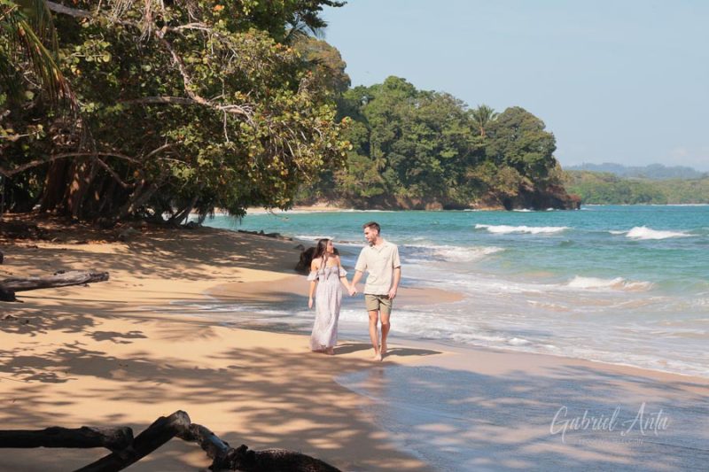 Marriage Proposal in Costa Rica - Punta Uva Beach