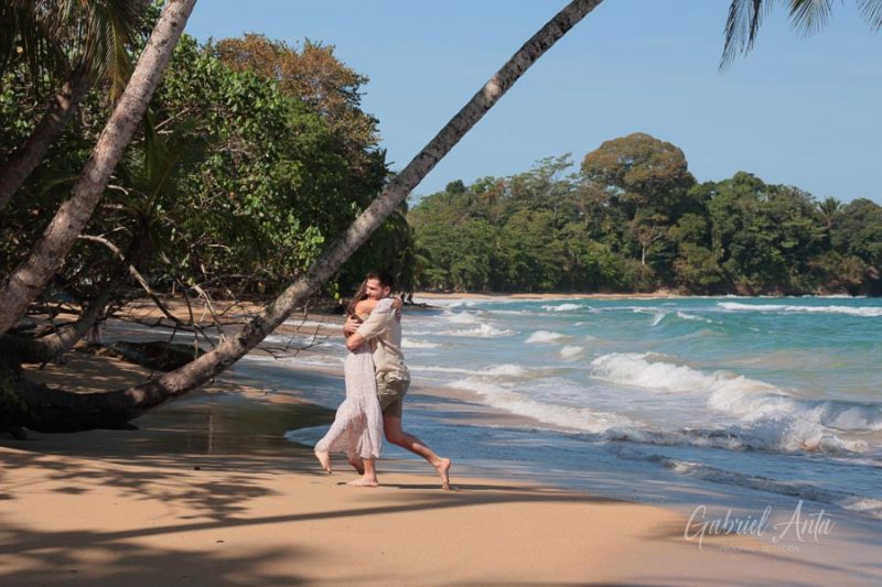 Marriage Proposal in Costa Rica - Punta Uva Beach