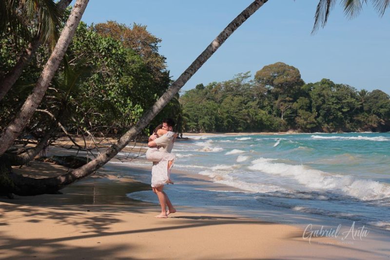 Marriage Proposal in Costa Rica - Punta Uva Beach