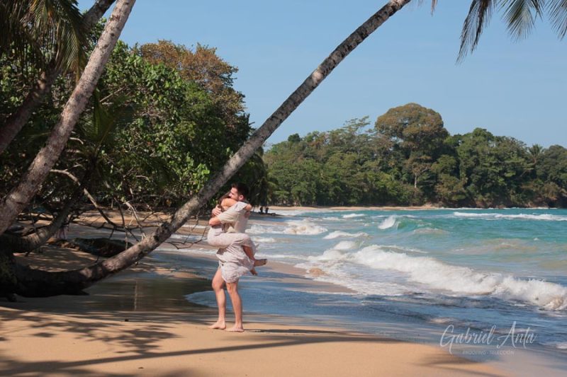 Marriage Proposal in Costa Rica - Punta Uva Beach