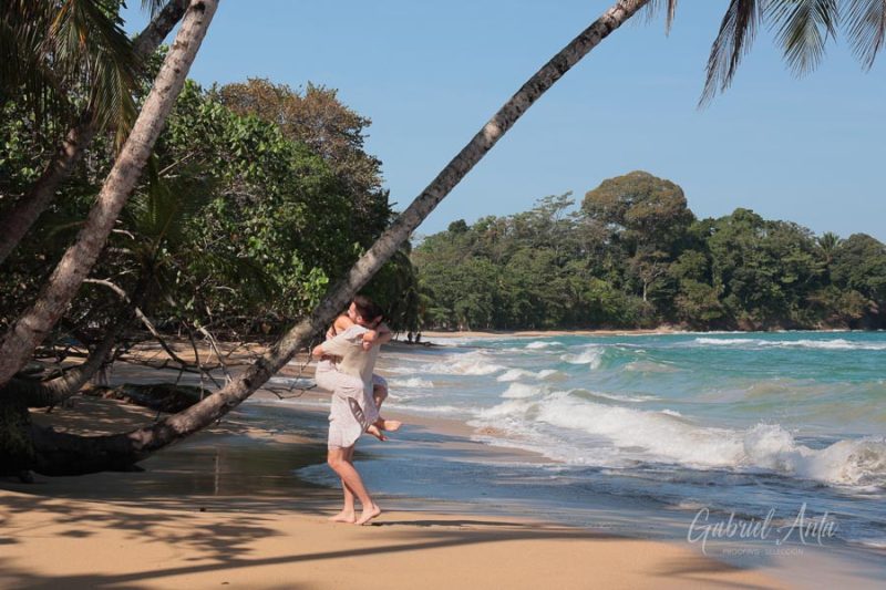 Marriage Proposal in Costa Rica - Punta Uva Beach