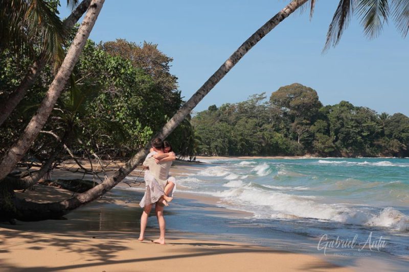 Marriage Proposal in Costa Rica - Punta Uva Beach