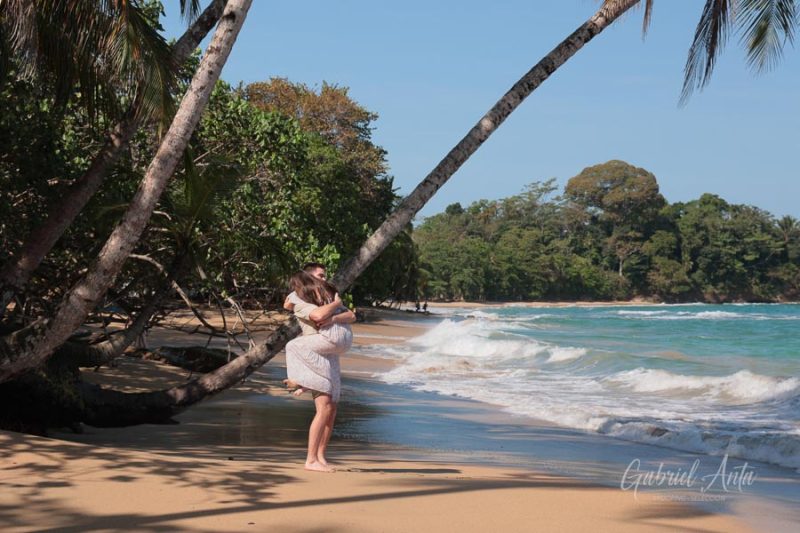 Marriage Proposal in Costa Rica - Punta Uva Beach