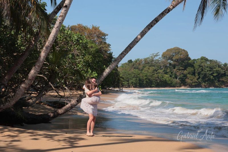 Marriage Proposal in Costa Rica - Punta Uva Beach