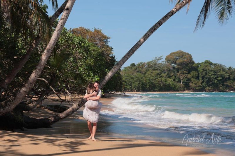 Marriage Proposal in Costa Rica - Punta Uva Beach