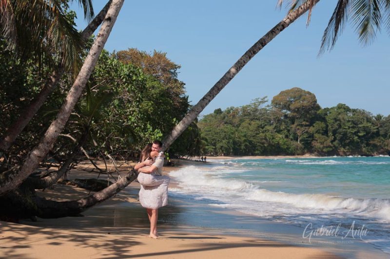 Marriage Proposal in Costa Rica - Punta Uva Beach