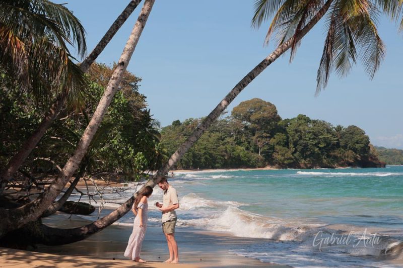 Marriage Proposal in Costa Rica - Punta Uva Beach