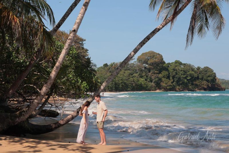 Marriage Proposal in Costa Rica - Punta Uva Beach