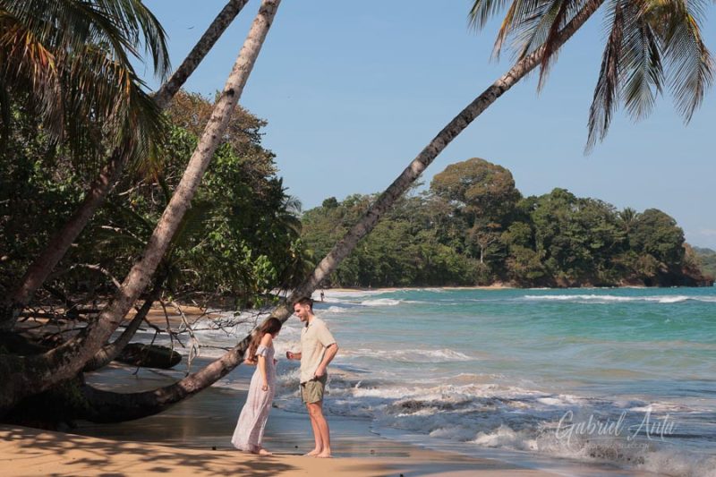Marriage Proposal in Costa Rica - Punta Uva Beach
