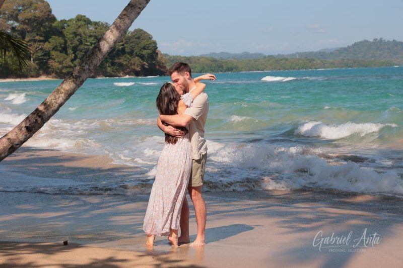 Marriage Proposal in Costa Rica - Punta Uva Beach