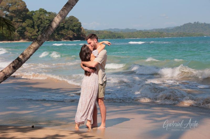 Marriage Proposal in Costa Rica - Punta Uva Beach