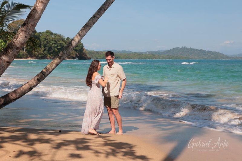 Marriage Proposal in Costa Rica - Punta Uva Beach