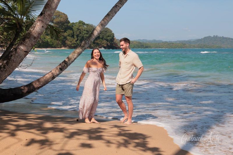 Marriage Proposal in Costa Rica - Punta Uva Beach