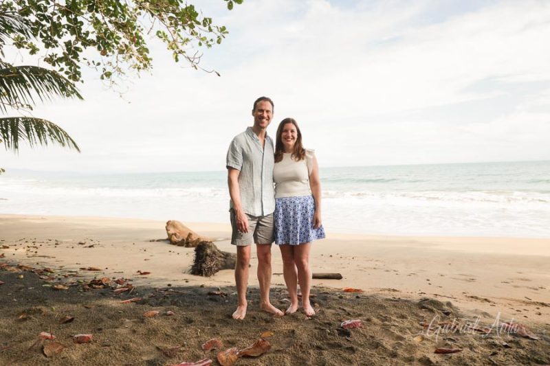 Family Photos at Playa Chiquita Beach, Puerto Viejo, Costa Rica