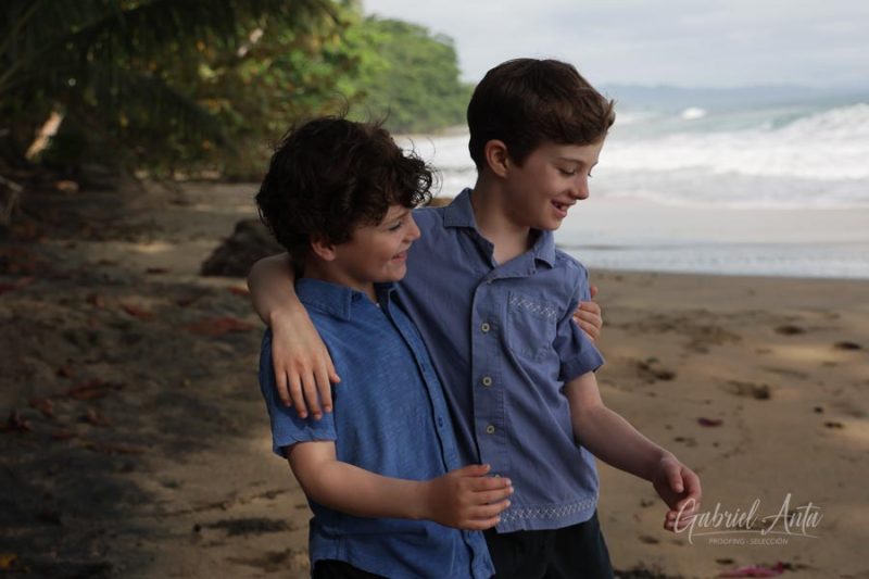 Family Photos at Playa Chiquita Beach, Puerto Viejo, Costa Rica