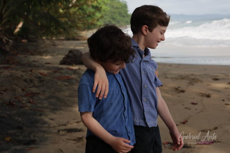 Family Photos at Playa Chiquita Beach, Puerto Viejo, Costa Rica