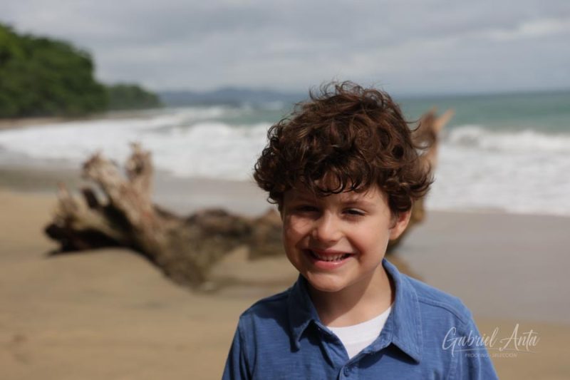 Family Photos at Playa Chiquita Beach, Puerto Viejo, Costa Rica