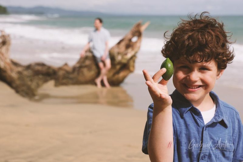 Family Photos at Playa Chiquita Beach, Puerto Viejo, Costa Rica