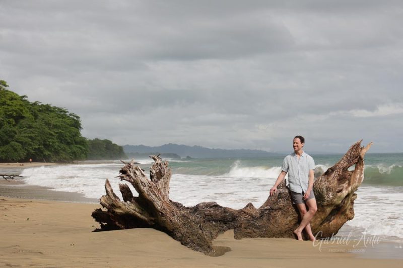 Family Photos at Playa Chiquita Beach, Puerto Viejo, Costa Rica