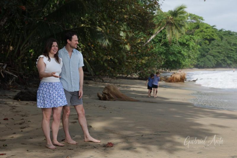 Family Photos at Playa Chiquita Beach, Puerto Viejo, Costa Rica