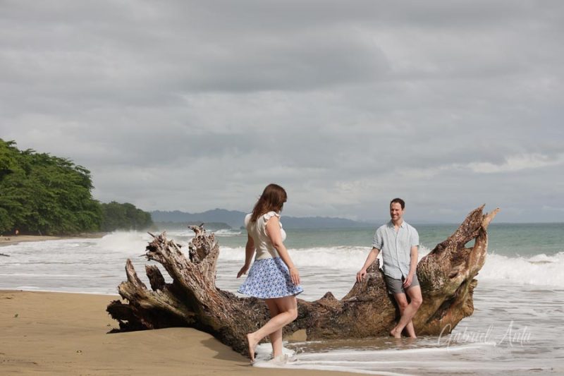 Family Photos at Playa Chiquita Beach, Puerto Viejo, Costa Rica
