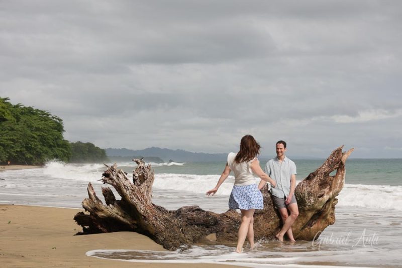 Family Photos at Playa Chiquita Beach, Puerto Viejo, Costa Rica