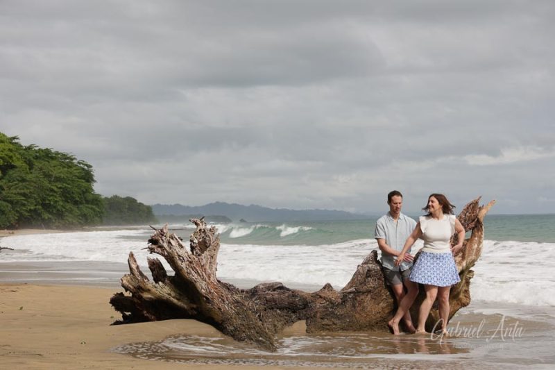 Family Photos at Playa Chiquita Beach, Puerto Viejo, Costa Rica
